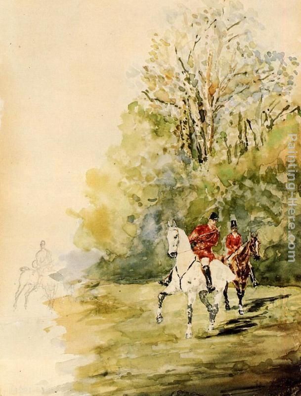Henri de Toulouse-Lautrec Hunting